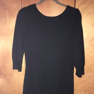 Authentic Rugby sweater dress with side tie button